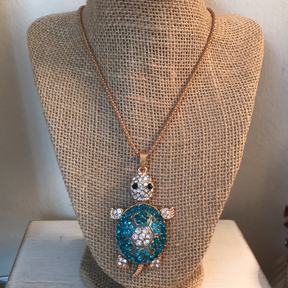 Antarctic Betsey Johnson Turtle Necklace Fashion Sea Turtle